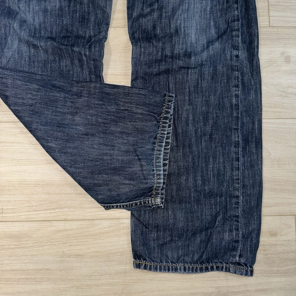 Levi's 569 Jeans Men's 38x31 Blue Loose Straight Fit Baggy Wide‎ Leg Dark Denim